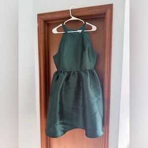 Emerald Green Cocktail Dress-Size 14